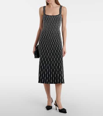 Ellison compact knit midi dress | Staud