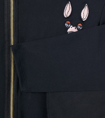 Embroidered cotton-jersey jumpsuit | Mini Rodini