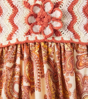 Patience paisley cotton dress | Zimmermann Kids