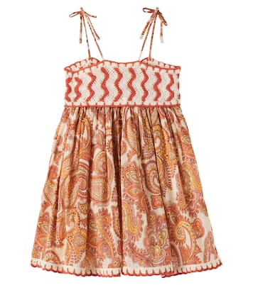 Patience paisley cotton dress | Zimmermann Kids