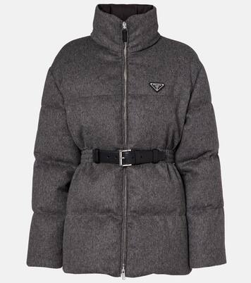 Daunenjacke Loden aus Schurwolle | Prada