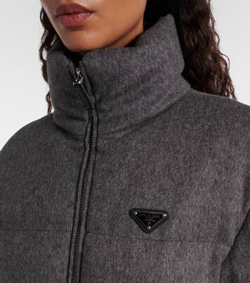 Daunenjacke Loden aus Schurwolle | Prada