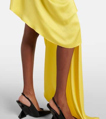 Ensemble top et jupe en satin | David Koma