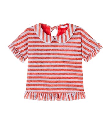 Striped lamé top | Oséree Kids