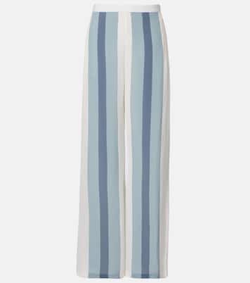 Striped wide-leg pants | Adriana Degreas