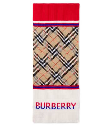Burberry Check wool scarf | Burberry Kids
