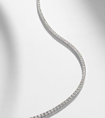18kt white gold (750/1000) tennis bracelet with diamonds | Shay Jewelry