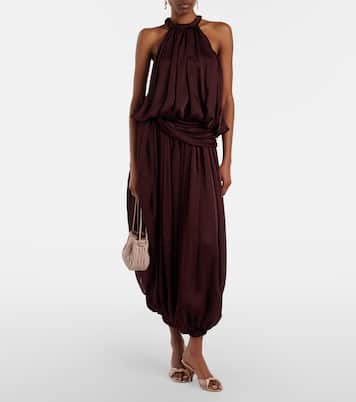 Luna halterneck silk top | Zimmermann