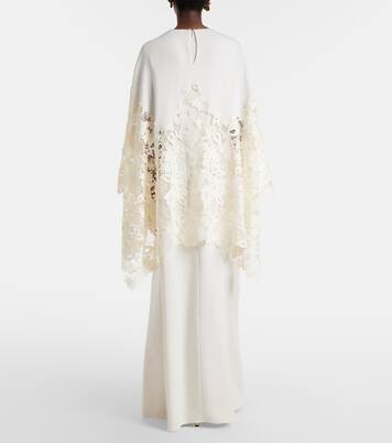 Bedruckter Kaftan aus einem Seidengemisch | Oscar de la Renta