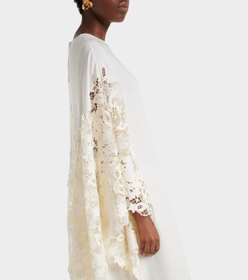 Bedruckter Kaftan aus einem Seidengemisch | Oscar de la Renta