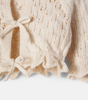 Baby Cardigan Ivy aus Baumwoll-Strick | Cozmo