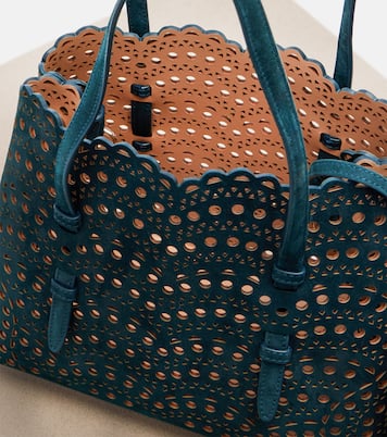 Le Mina 25 Vienne Wave leather tote bag | Alaïa