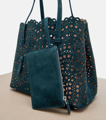 Le Mina 25 Vienne Wave leather tote bag | Alaïa