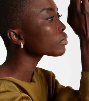 Claire Petite 18kt gold (750/1000) earrings with diamonds | Anita Ko