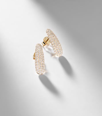 Claire Petite 18kt gold (750/1000) earrings with diamonds | Anita Ko