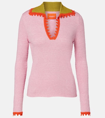 Picket cotton and wool sweater | La DoubleJ