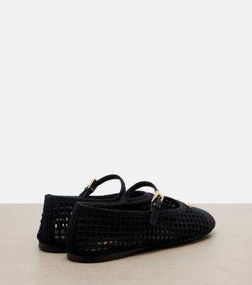 Bailarinas Mary Jane de croché de algodón | Prada