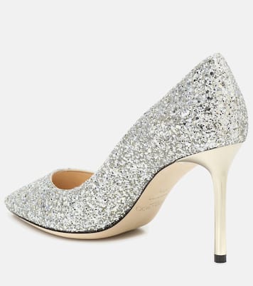 Romy 85 glitter pumps | Jimmy Choo