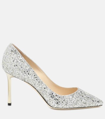 Romy 85 glitter pumps | Jimmy Choo
