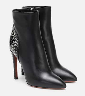 Stivaletti in pelle con borchie | Alaïa
