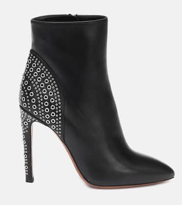 Stivaletti in pelle con borchie | Alaïa