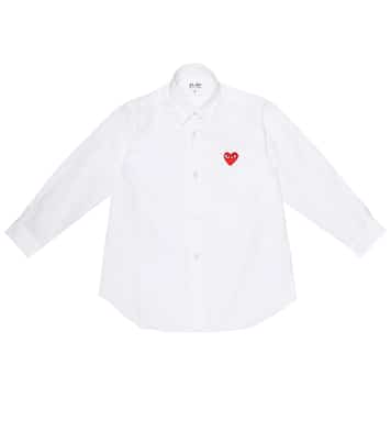Camisa de algodón con logo | Comme des Garçons Play Kids