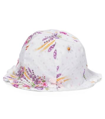 Baby - Cappello a stampa in cotone | Monnalisa