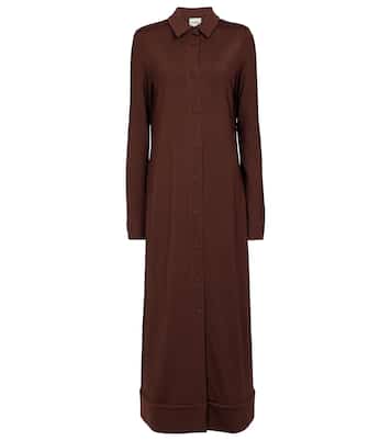 Stretch-jersey midi dress | Jil Sander