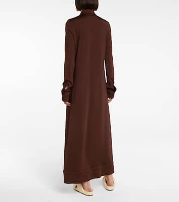Stretch-jersey midi dress | Jil Sander