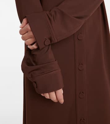 Stretch-jersey midi dress | Jil Sander