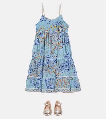 Bedrucktes Kleid Pippa | Poupette St Barth Kids