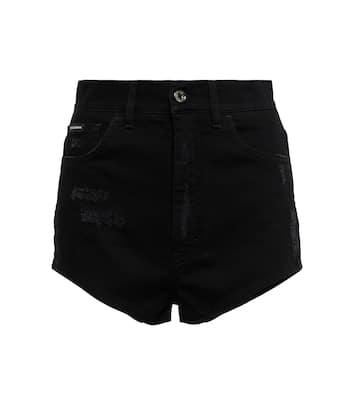High-rise denim shorts | Dolce&Gabbana