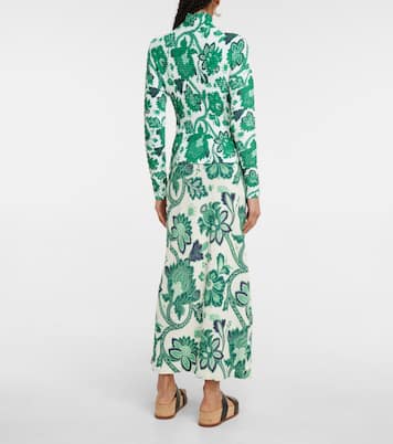 Textured floral turtleneck top | Etro