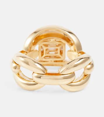 Bague Catena Illusion en or 18 ct et diamants | Nadine Aysoy