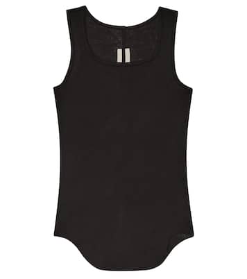 Tank top in jersey di cotone | Rick Owens Kids