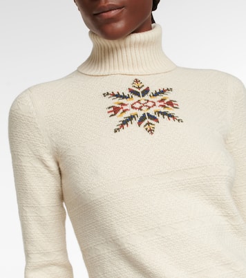 Pull intarsia en cachemire à col roulé | Loro Piana