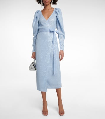 Vestido wrap con lentejuelas | Rotate