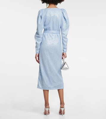 Vestido wrap con lentejuelas | Rotate