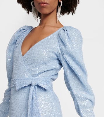 Vestido wrap con lentejuelas | Rotate