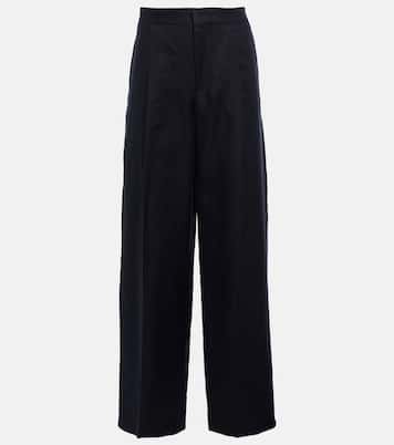 Weite Hose aus Leinen-Drill | Chloé
