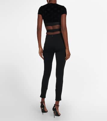 High-rise cutout skinny pants | Dolce&Gabbana