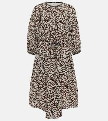 Cotton-blend minidress | Brunello Cucinelli