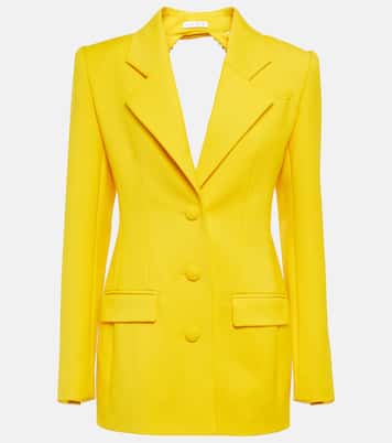 Embellished wool blazer minidress | Area