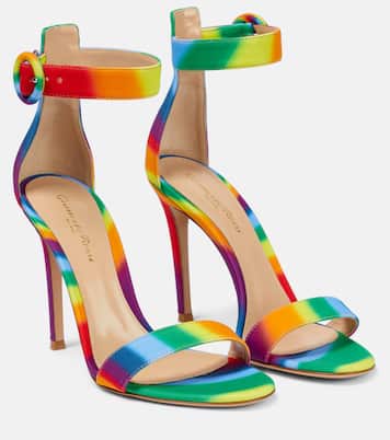 Sandali Portofino 105 arcobaleno | Gianvito Rossi