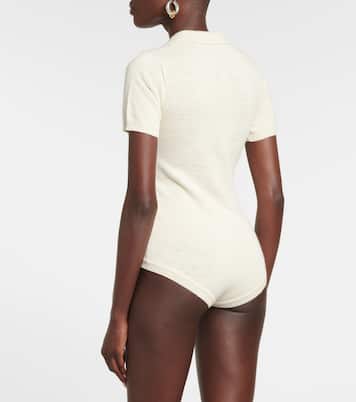 Embroidered wool and linen bodysuit | Etro