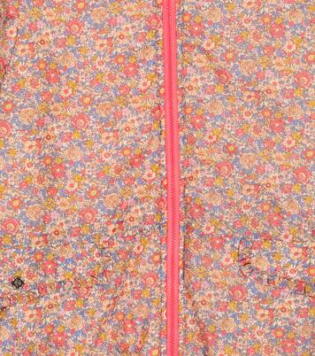 Chaqueta acolchada floral con capucha | Tartine et Chocolat