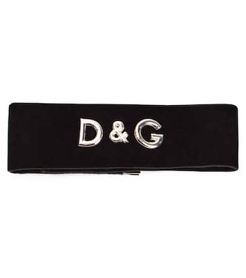Collier en velours à logo | Dolce&Gabbana Kids