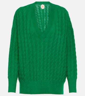 Jersey en punto trenzado de cachemir | Jardin des Orangers