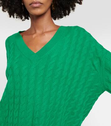 Jersey en punto trenzado de cachemir | Jardin des Orangers