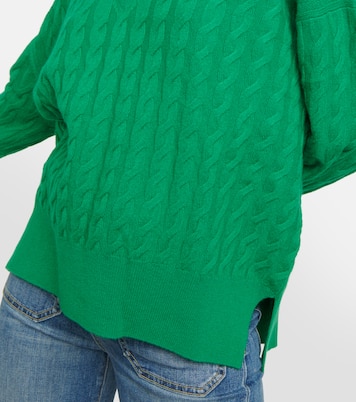 Jersey en punto trenzado de cachemir | Jardin des Orangers